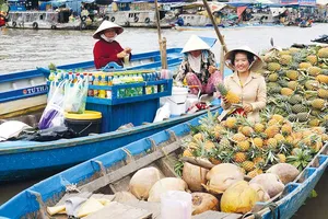 Sông ở miệt Hậu Giang...