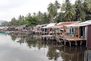 Xóm Chà giờ đã nhạt phai