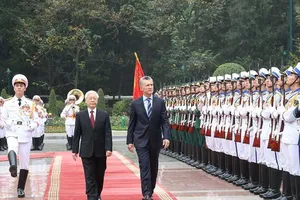 Tổng Bí thư, Chủ tịch nước chủ trì lễ đón tổng thống Argentina