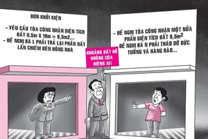 Khoảng hở rắc rối giữa 2 nhà hàng xóm