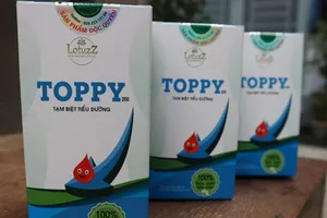 Thu hồi thảo dược Toppy hỗ trợ trị tiểu đường