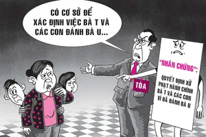 Đánh ghen, 3 mẹ con bị níu áo