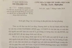 Xem xét hỗ trợ người sinh con một bề là gái