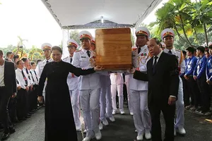Tiễn đưa Đại tướng Lê Đức Anh về nơi an nghỉ
