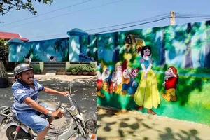 Bức tranh tường của Nhân ‘gù’