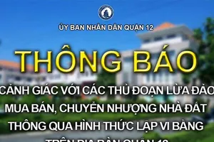 Cảnh báo: Mua nhà, đất qua vi bằng là mất trắng
