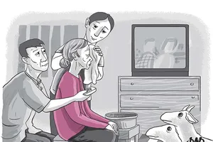 ‘Vợ ơi, mình về với mẹ thôi em!’