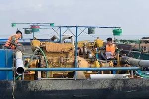 Ngăn ngừa tình trạng khai thác cát trái phép ở Cần Giờ