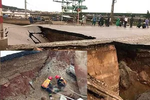 Bão số 2: Cầu sập, kênh vỡ, nhiều người gặp nạn