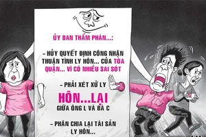 Giải quyết ly hôn khiến đương sự vào thế có… 2 vợ