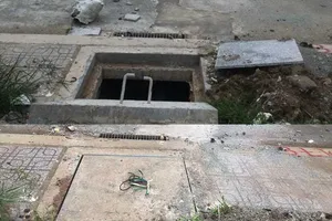 Hố ga trên vỉa hè đã an toàn