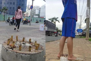 Mối nguy trên vỉa hè