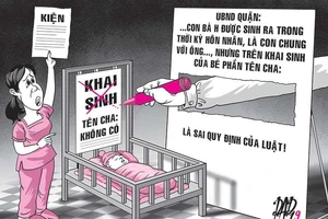 Ủy ban bị kiện vì tờ khai sinh không có tên cha