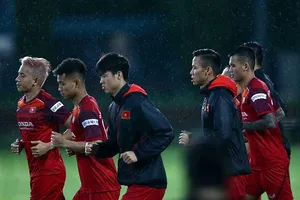 Buổi tập thứ tư của đội tuyển vẫn vắng Quang Hải