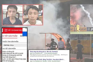 Từ lời khai của nghi phạm bắn pháo sáng sân Hàng Đẫy