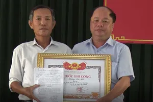 Nam sinh cứu ba mẹ con đuối nước được công nhận là liệt sĩ