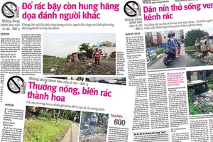 Người dân mong gắn camera, xử phạt người xả rác