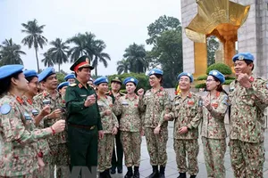 BV dã chiến cấp 2 số 2 lên đường làm nhiệm vụ quốc tế