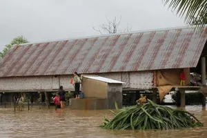 Bão suy yếu, mưa lớn ở Nam Trung bộ, Tây Nguyên