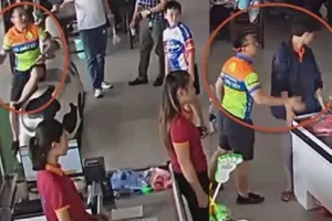 Đình chỉ công tác 1 tháng đối với thượng úy đánh người