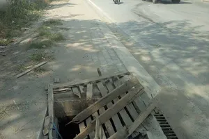 Hố ga nguy hiểm quá