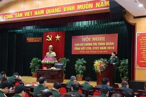 Triển khai có trọng điểm công tác chính trị trong quân đội