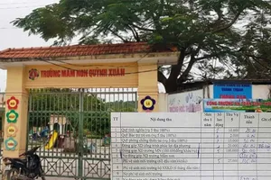 Phường tính lãi khi dân chậm đóng tiền xây trường