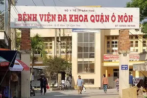 Nhà thầu tự thay gạch lót nền Bệnh viện Ô Môn