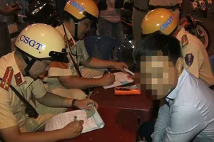 TP.HCM: 200 người bị xử lý nồng độ cồn theo Nghị định 100