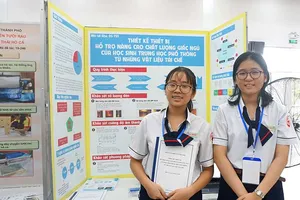 Sản phẩm khoa học của học sinh tạo ấn tượng mạnh
