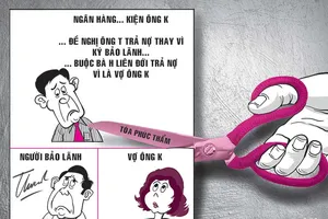 Chồng vay 1 tỉ, vợ và sếp bị kiện đòi