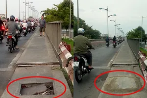 Đã khắc phục hố ga nguy hiểm