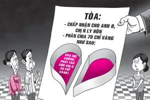 Ly hôn, con dâu đòi mẹ chồng 35 chỉ vàng cưới