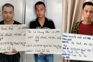 Công an bắt 2 nhóm cướp ở Bình Thạnh, Tân Phú