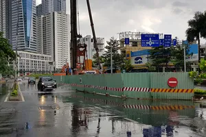 Sửa rốn ngập Nguyễn Hữu Cảnh chậm chạp vì công nghệ mới