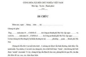 Cách sang tên đất khi người mất không lập di chúc