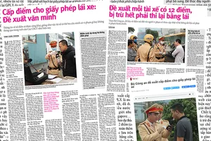 Trừ điểm tài xế vi phạm: Cần hoàn chỉnh dữ liệu