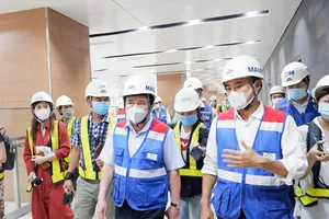 Ga Nhà hát Thành phố của tuyến metro số 1 cán đích trước 30-4