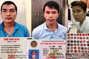 Phá đường dây làm giả thẻ ngành công an, nhà báo