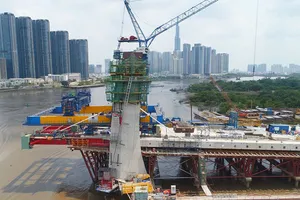 Nhiều dự án bất động sản ‘trỗi dậy’ theo cầu Thủ Thiêm 2