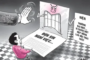 Viên chức tự xin nghỉ việc rồi… kiện