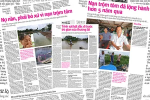 Nông dân không chỉ bị trộm tôm