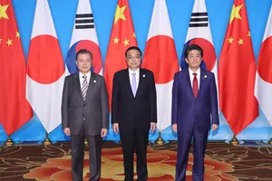 Tam giác Hàn - Trung - Nhật hậu Shinzo Abe