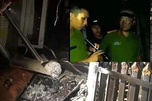 Cứu 5 người trong ngôi nhà bị đốt bằng xăng