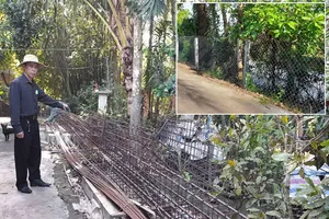Tự ý rào đất công không cho người khác xây cầu