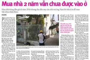 Mua nhà 2 năm chưa được ở: Cuối tháng 9 cưỡng chế