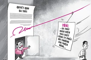 Sa thải trái luật, công ty phải bồi thường 200 triệu đồng