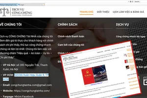 Thực hư chuyện ‘công chứng trực tuyến’