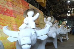 Video: Hậu trường chế tác linh vật đường hoa Nguyễn Huệ 2021