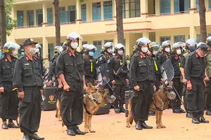 CSCĐ Đắk Lắk triển khai phương án đảm bảo ANTT ngày bầu cử 